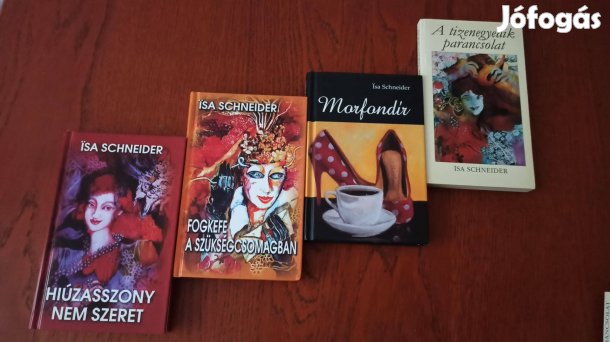 Isa Schneider könyvcsomag / 4 db könyv