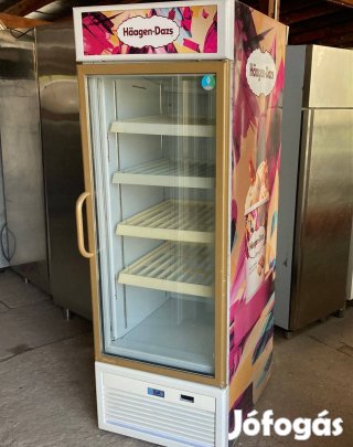 Isa üvegajtós fagyasztószekrény