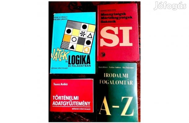 Iskolai segédanyagok 4 db könyv együtt Hibátlanok