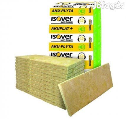 Isover Akuplat+ hanggátló, hőszigetelő szigetelőanyag 15 cm 2974 Ft/m2