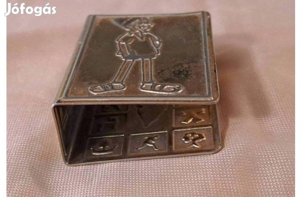 Israel feliratú gyufatartó