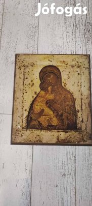 Isten Anyja Eleusa ikon falikép