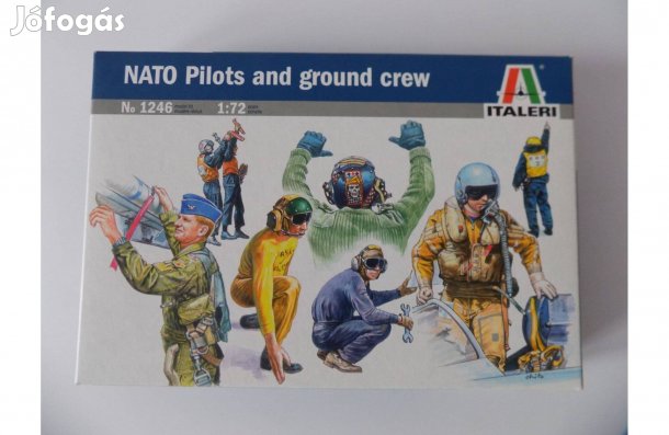Italeri NATO Pilóták és földi személyzet 1:72 ax69