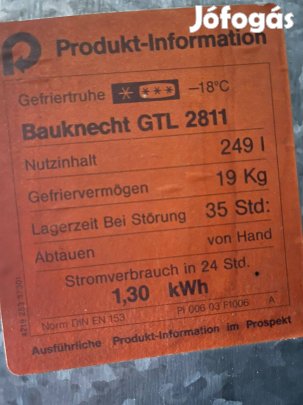 Italhűtő Bauknecht
