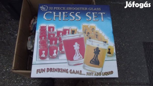 Italozós sakk üveg sakk, poharas sakk!