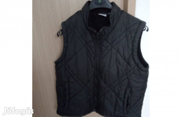 Items fekete steppelt női mellény, bélelt. M