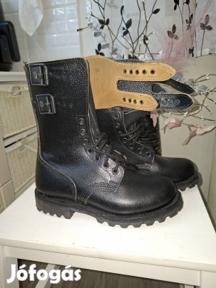 Iturri bőr katonai bakancs bokacsizma 37