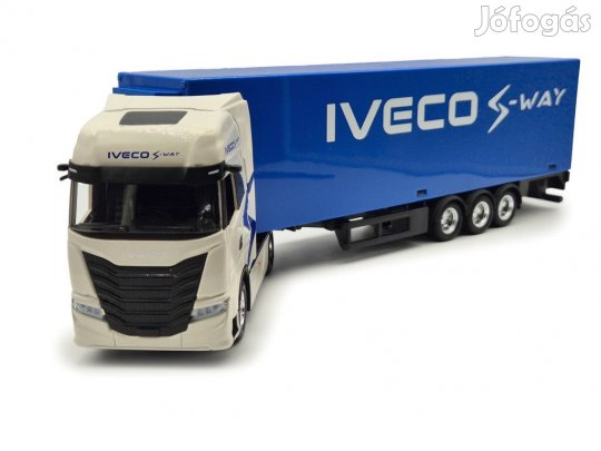 Iveco Fiat S-Way 570 kamion pótkocsival (2021) -  Bburago - 1:43