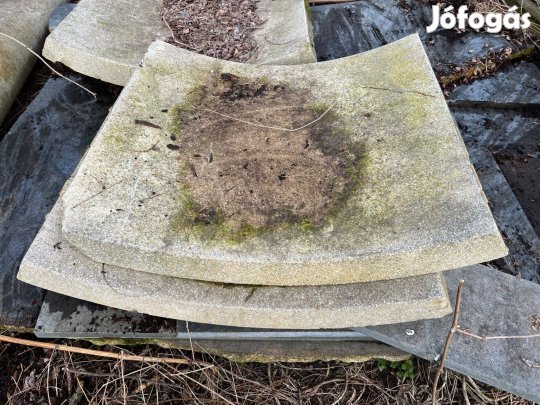 Íves műkő elemek, 10 db