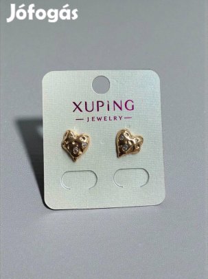 Ivett rose gold színű antiallergén köves xuping fülbevaló