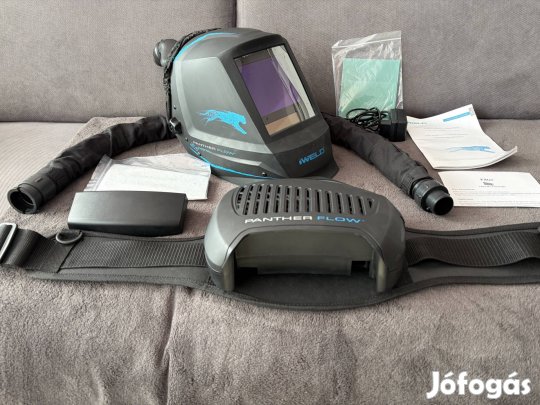 Iweld Panther Flow frisslevegős automata hegesztőpajzs