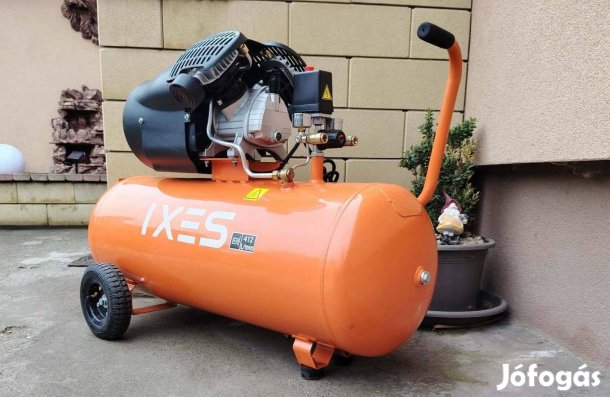 Ixes IX-AC120TZ kéthengeres olajos kompresszor 100L 10-bár