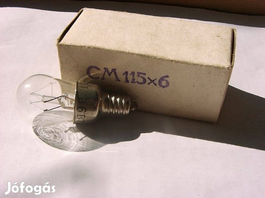Izzó CM115x6 ussr 115V 6W E10