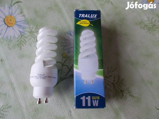 Izzó Tralux Tikf- MS GU 10-11W 50/60 Hz, 230 V