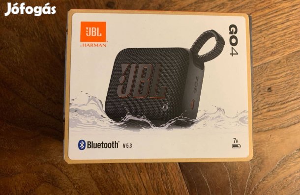 JBL Go 4 BLK bluetooth hangszóró, fekete