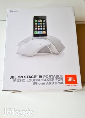 JBL On Stage IV hordozható hangszóró dokkolóval (ipod/iphone)