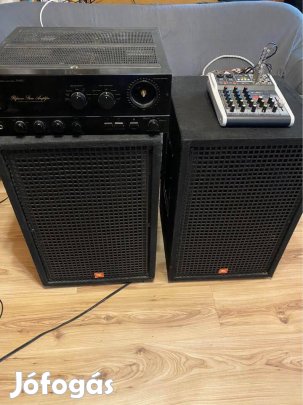 JBL PA hangládák, Pioneer erősítő