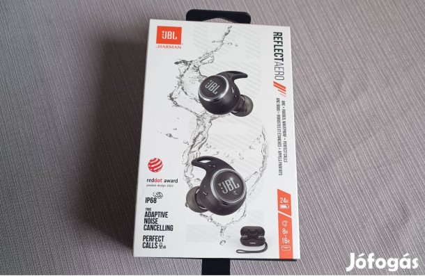 JBL Reflect Aero TWS NC True Wireless fülhallgató fekete