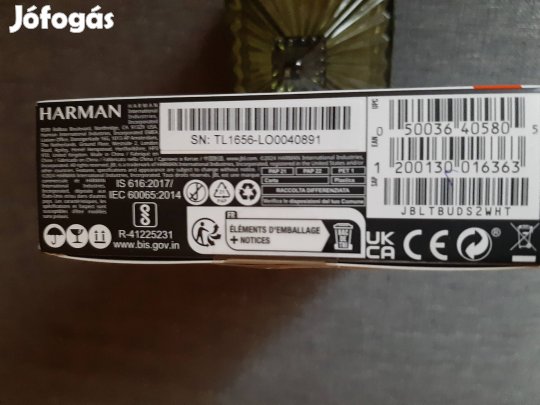 JBL fülhallgató vezeték nélküli új.