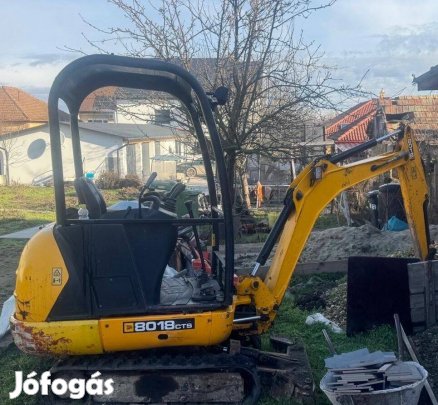 JCB 8018 CTS minikotró , 2270 üzemóra