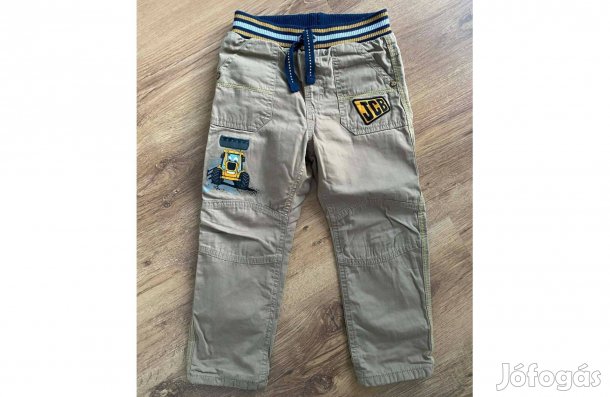 JCB bélelt fiú nadrág 3-4 évesre