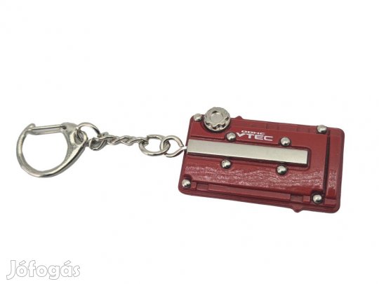 JDM Honda B16 VTEC szelefedél motorburkolat - piros - kulcstartó kulc