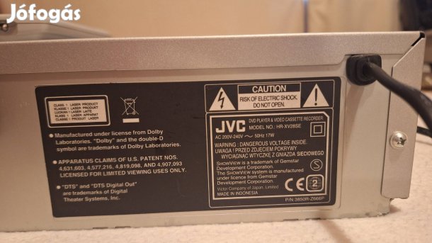 JVC HR XV28SE vhs-dvd combo recorder 