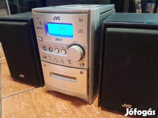 JVC Rádiós CD-s kazettás mini hifi 