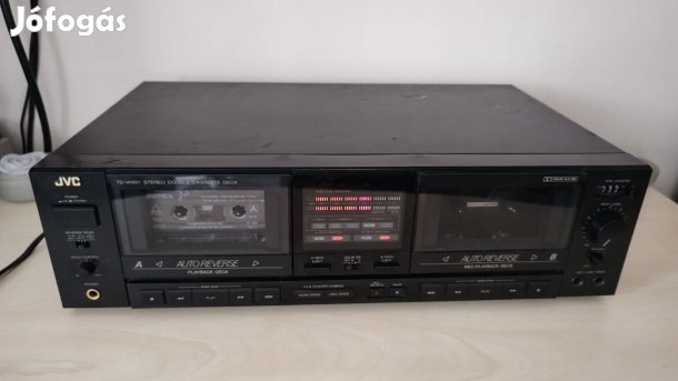 JVC TD-W501 kétkazettás deck felújítandó állapotban