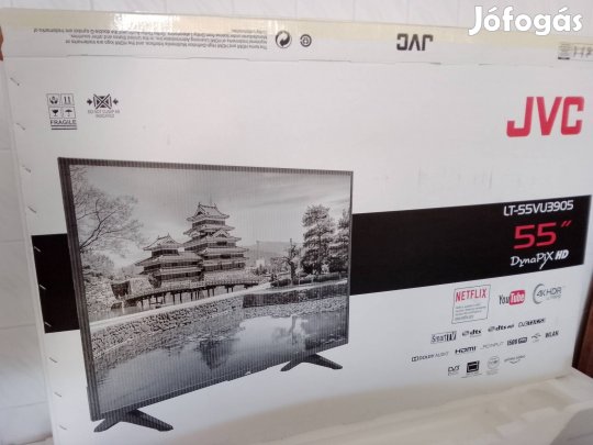 JVC  139cm-s okostv,dobozban,újszerü