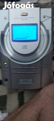 JVC mikrohifi kiváló hang,vertikális CD játszó,AUX