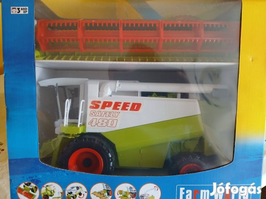 J-14. Farm World Nagy Kombájn Dobozos Új Bontatlan