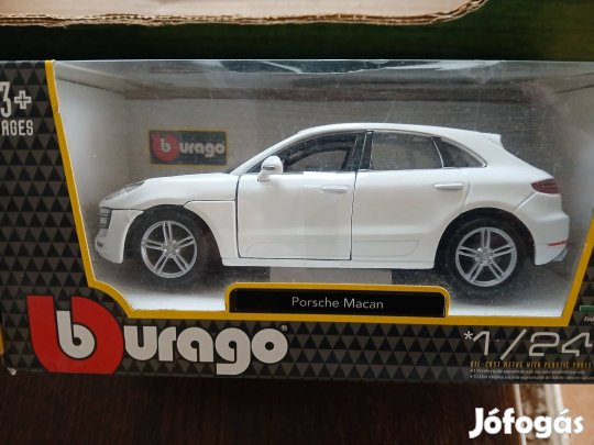 J-37. Bburago 1.24 Porsche Macan Fém Kisautó Új Bontatlan