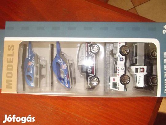 J-97 5 Db-os Rendőr Jármű Szett Új