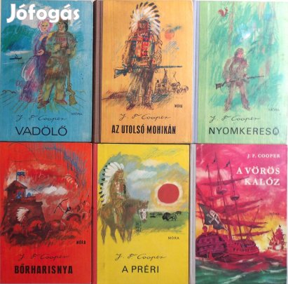 J. F. Cooper könyvek
