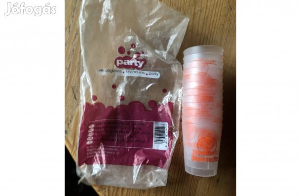 Jägermeister pohár , műanyag 10 darab 2600 Ft