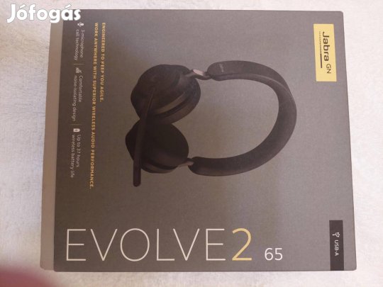 Jabra Evolve2 65 Stereo vezetéknélkül Bluetooth Prémium fülhallagató