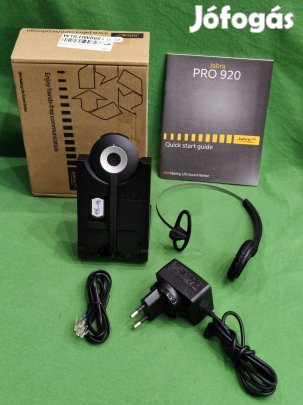 Jabra Pro 920 Mono Vezeték nélküli Headset Egyoldalas, Professzionál