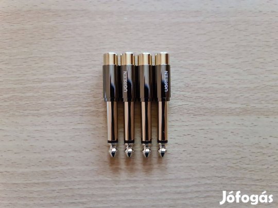 Jack 6,35 mm rca átalakító adapter 8 db keverő vagy máshoz