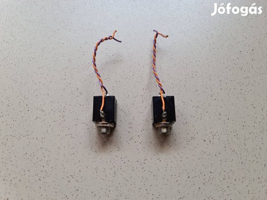 Jack 6, 3 mm mono aljzat párban