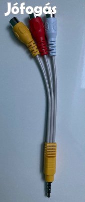 Jack-AV átalakító kábel (1.000 Ft)