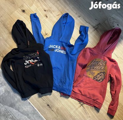 Jack&Jones kapucnis pulóver 164-es 3 db