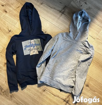 Jack&Jones kapucnis pulóverek 152-es 2 db