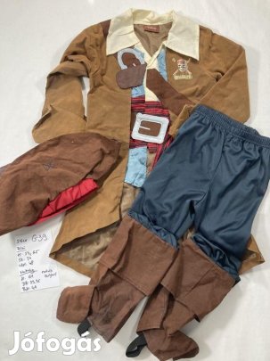 Jack Sparrow jelmez, kalóz jelmez, kalóz kapitány jelmez G39