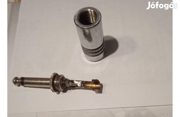 Jack dugó , 6,3-as , egyedileg esztergált masszív réz ház