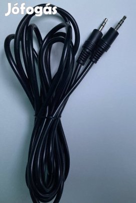 Jack-jack kábel (250 cm, sztereo, 3,5 mm) (1.000 Ft)