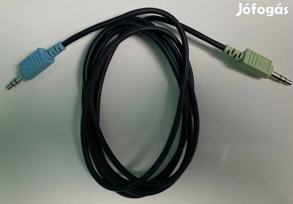 Jack-jack kábel (sztereo, 3,5 mm) (1.000 Ft)