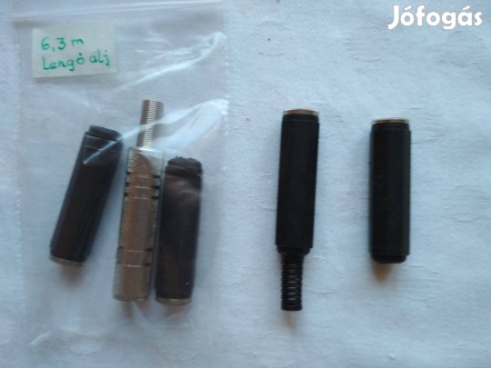 Jack lengő aljzat fém és műanyag házas