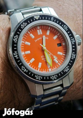 Jacques Etoile Atlantis narancssárga búvár óra