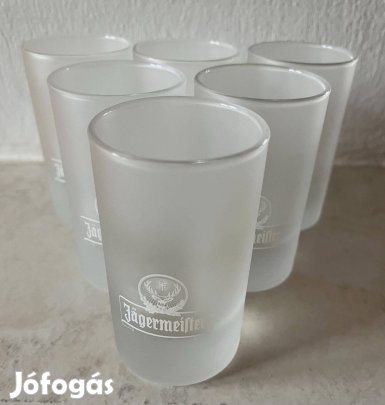 Jagermaister pohár készlet, 6 db + ajándék